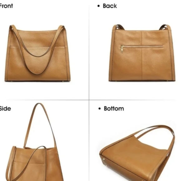 Kattee Leather Soft Leather Shoulder Handbag - Picture 13 of 16